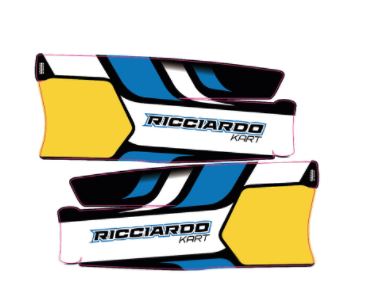 STICKERS SIDE PODS MINI EVO RICCIARDO 2020 – Sjöberg Racing Team